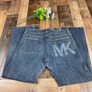Michael Kors Logo Stamp Pocket Petite Blue Jeans
